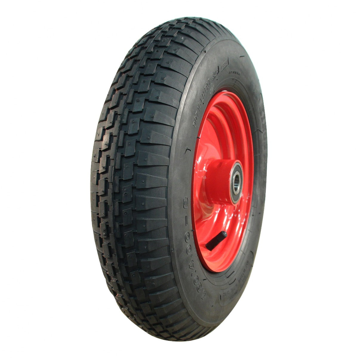 Kings Tire Komplettrad 4.80/4.00-8 V-6635 4PR auf Felge 2.50x8 ET-17 NL88 Stahl Rot