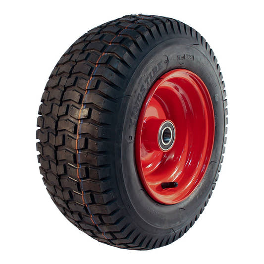 Kings Tire Komplettrad 16x6.50-8 V-3502 4PR auf Felge 5.50x8 ET0 NL100 Stahl Rot