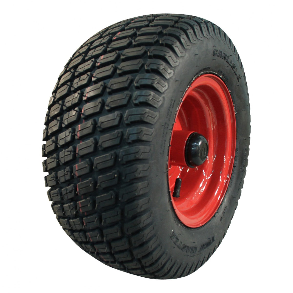 Novio Komplettrad 16x7.50-8 Turf Master 4PR auf Felge 5.50x8 ET0 NL110 Stahl Rot