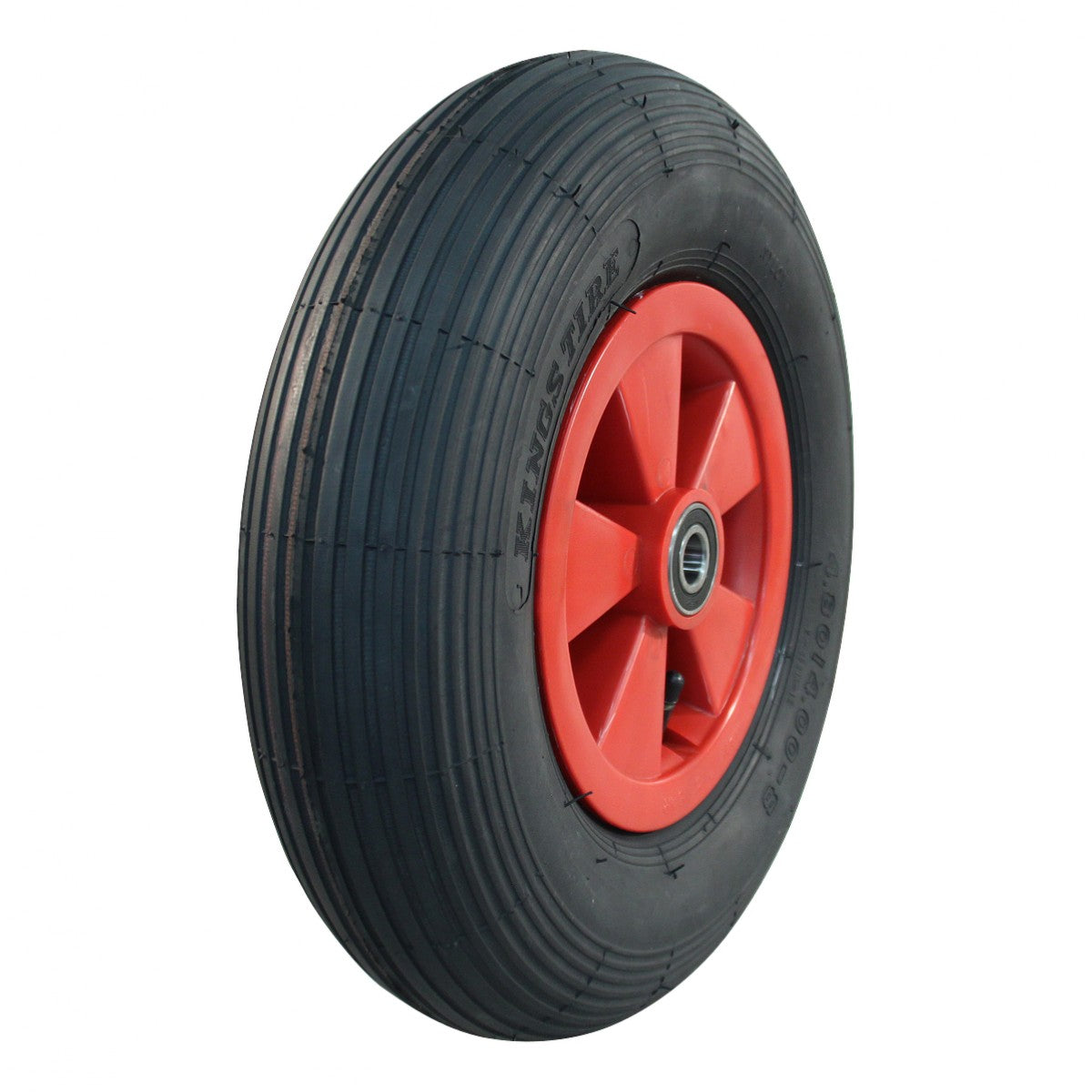 Narubb Komplettrad 4.80/4.00-8 S-2301 4PR auf Felge 2.50x8 NL88 Kunststoff Rot