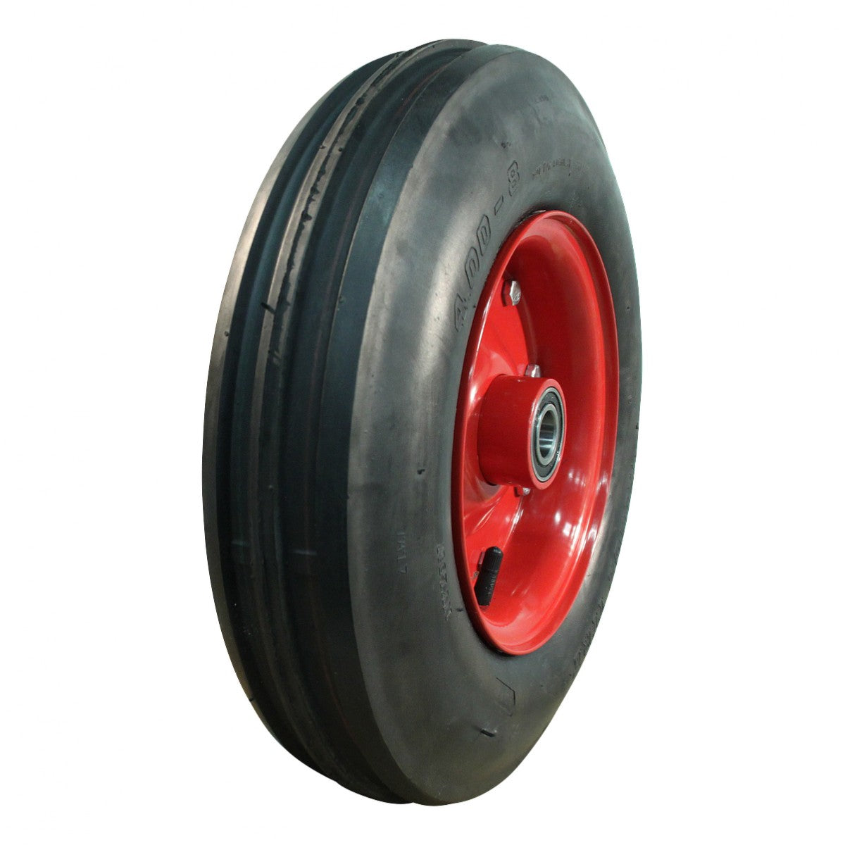 Kings Tire Komplettrad 4.80/4.00-8 V-8502 4PR auf Felge 3.00-8 ET0 NL88 Stahl Rot