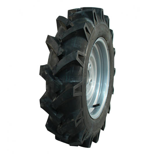 Kings Tire Komplettrad 5.00-12 V-8509 4PR auf Felge 4.00x12 4/100/60 ET0 Stahl Grau rechts