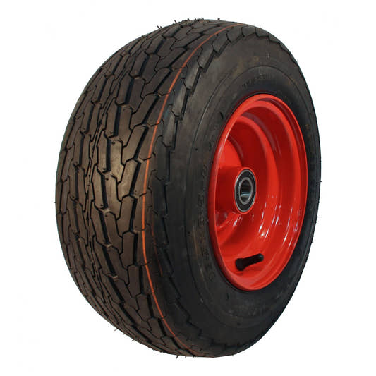 Kings Tire Komplettrad 16.5x45783-8 KT-705 6PR auf Felge 5.50x8 ET0 NL100 Stahl Rot