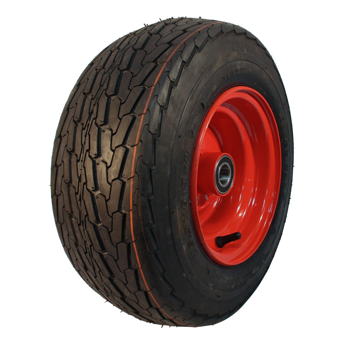 Kings Tire Komplettrad 16.5x45783-8 KT-705 6PR auf Felge 5.50x8 ET0 NL100 Stahl Rot