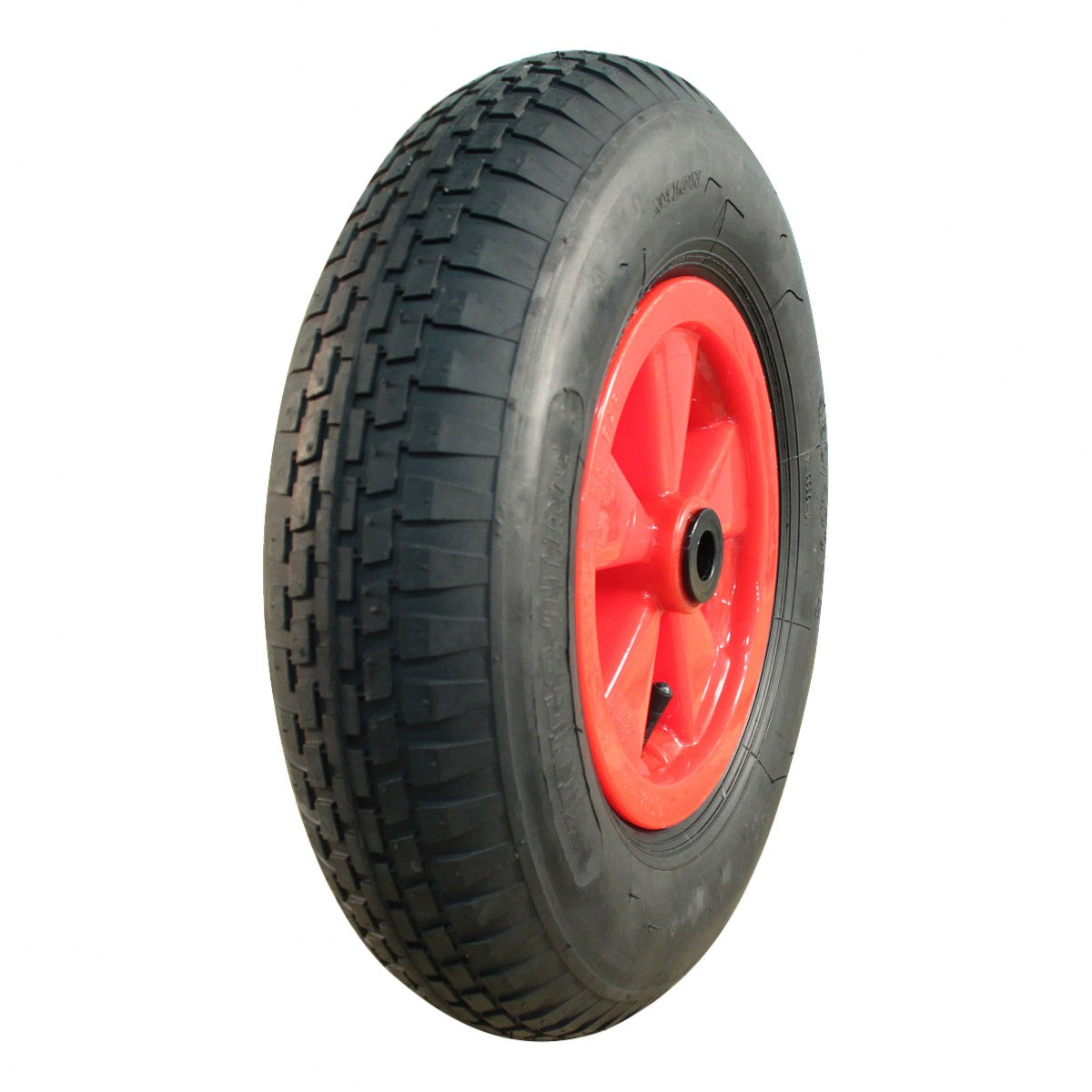 Kings Tire Komplettrad 4.80/4.00-8 V-6635 4PR auf Felge 2.50x8 NL88 Rollenlager Ø20 Kunststoff Rot