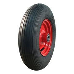 Narubb Komplettrad 4.80/4.00-8 S-2301 4PR auf Felge 2.50x8 ET0 NL100 Stahl Rot