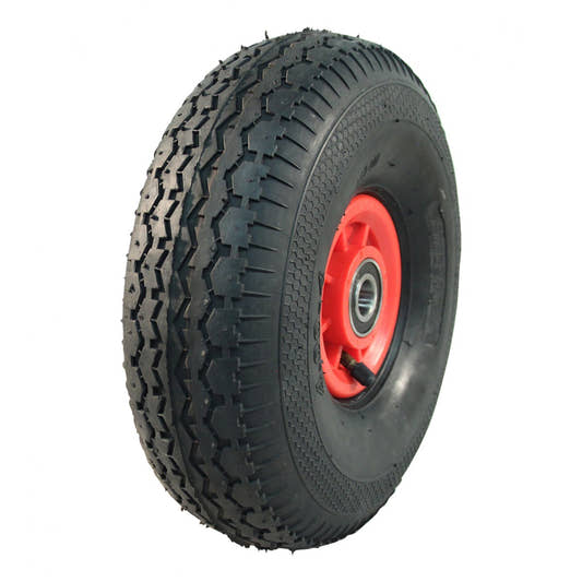 Kings Tire Komplettrad 4.00-4 V-6504 4PR auf Felge 2.10x4 NL75 Kunststoff Rot