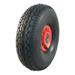 Kings Tire Komplettrad 4.00-4 V-6504 4PR auf Felge 2.10x4 NL75 Kunststoff Rot