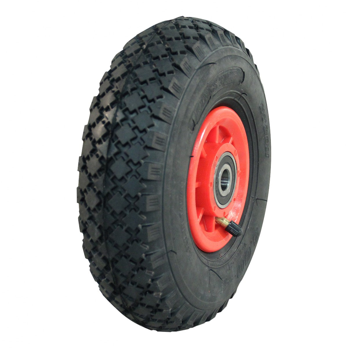 Narubb Komplettrad 3.00-4 S-2303 4PR auf Felge 2.10x4 NL75 Kunststoff Rot