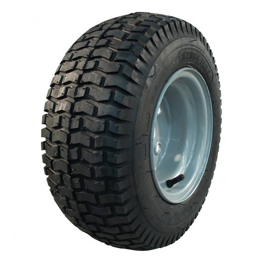 Kings Tire Komplettrad 16x6.50-8 V-3502 6PR auf Felge 5.50x8 4/100/60 ET0 Stahl Grau