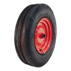 Kings Tire Komplettrad 4.80/4.00-8 V-8502 4PR auf Felge 2.50x8 ET0 NL75 Rollenlager Ø25 Stahl Rot