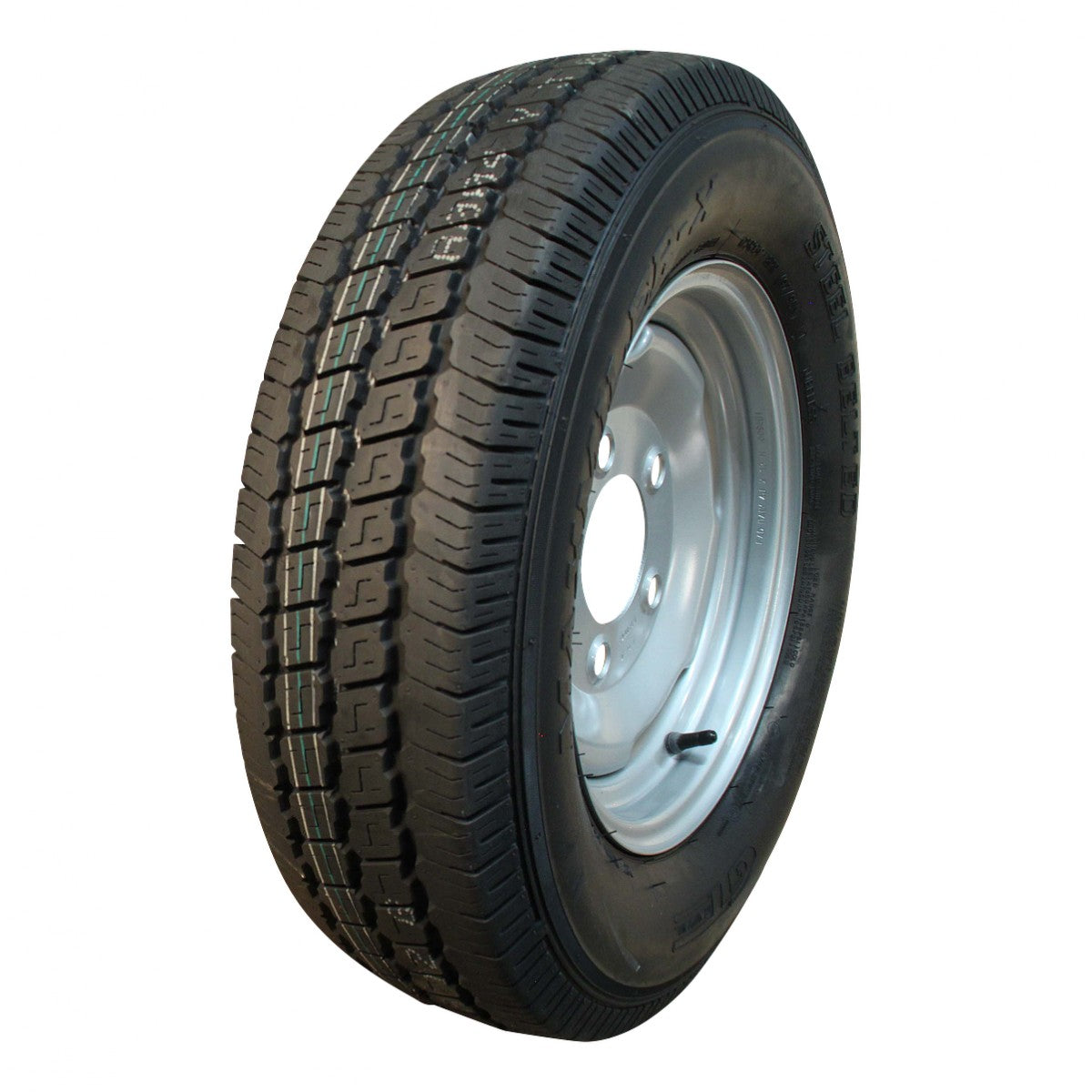 GT-Radial Komplettrad 175R13C 97/95R Maxmiler Pro auf Stahlfelge 13Jx4 5/140/94 ETET0 Silbergrau