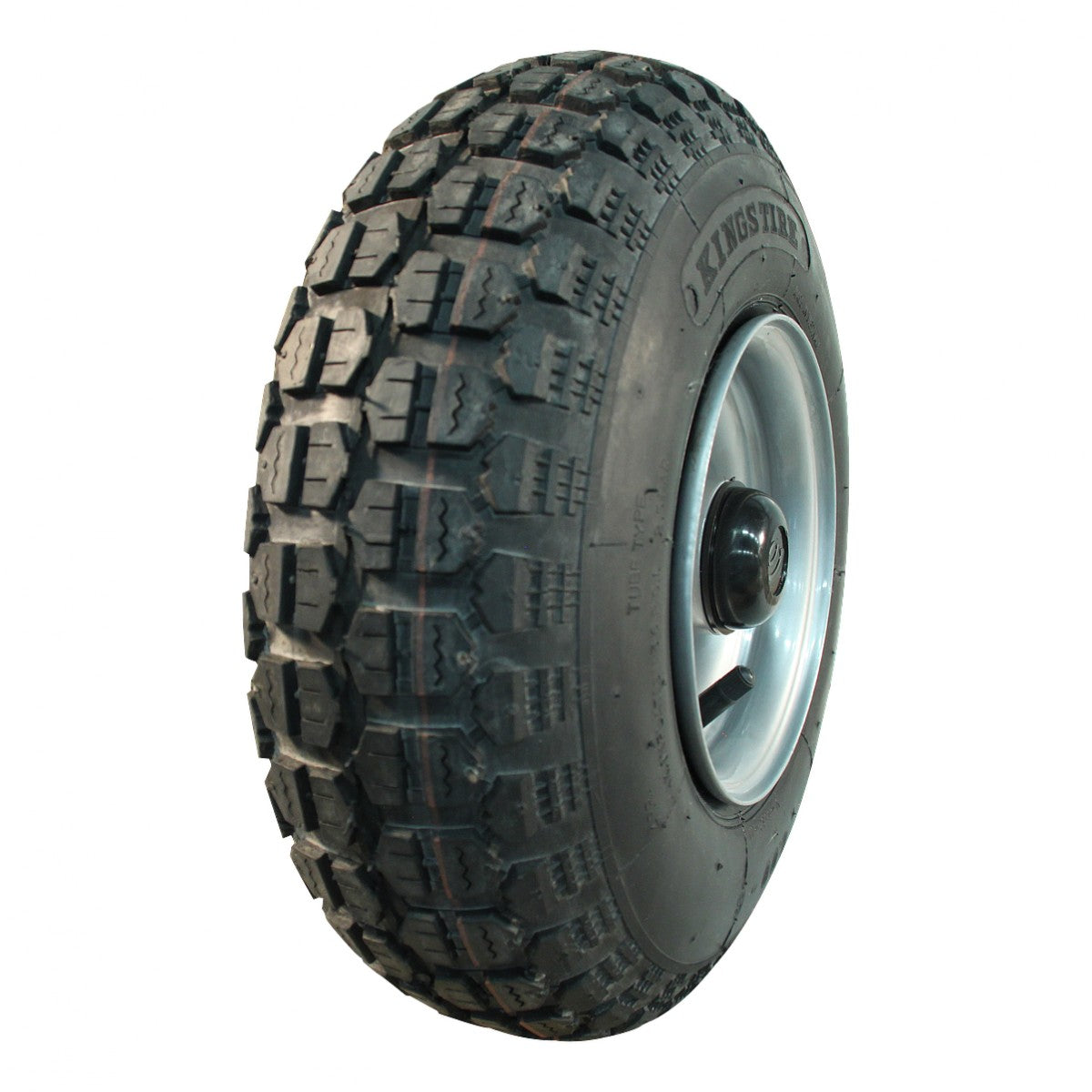 Kings Tire Komplettrad 4.00-6 V-6632 4PR auf Felge 4.50x6 ET0 NL88 Stahl Grau
