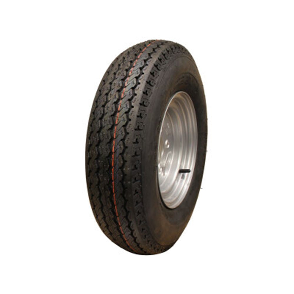 Novio Komplettrad 18x9.50-8 KT-123 4PR auf Felge 7.00x8 4/100/60 ET0 Stahl Grau