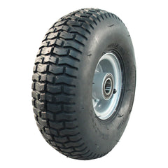 Kings Tire Komplettrad 11x4.00-4 V-3502 4PR auf Felge 2.10-4 ET0 NL75 Kugellager Ø25 Stahl Grau