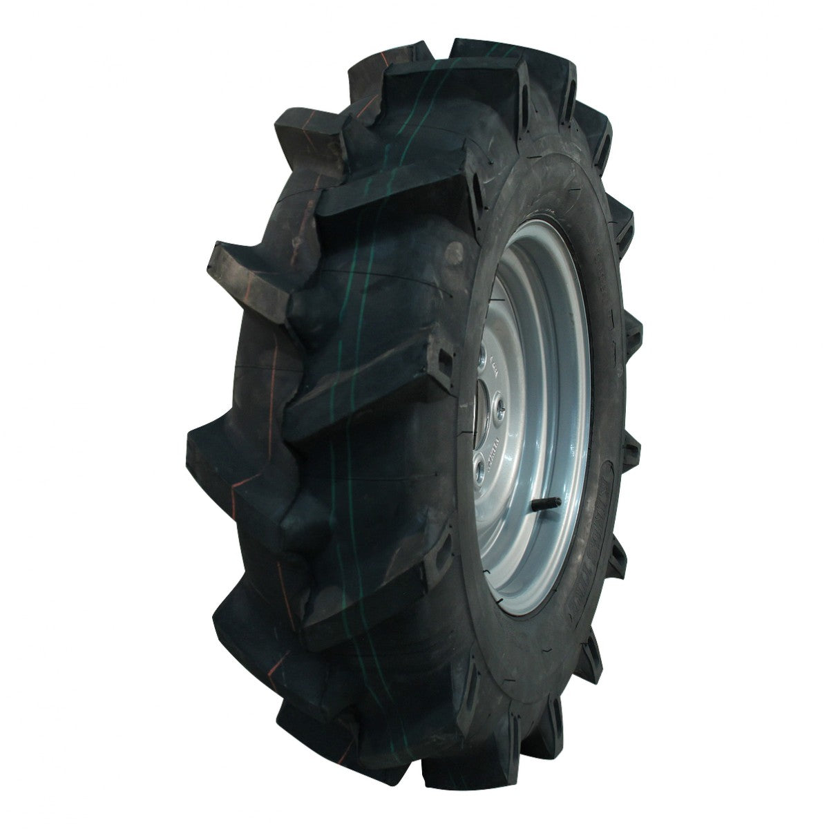 Kings Tire Komplettrad 6.00-12 V-8803 6PR auf Felge 4.00x12 4/100/60 ET0 Stahl Grau rechts