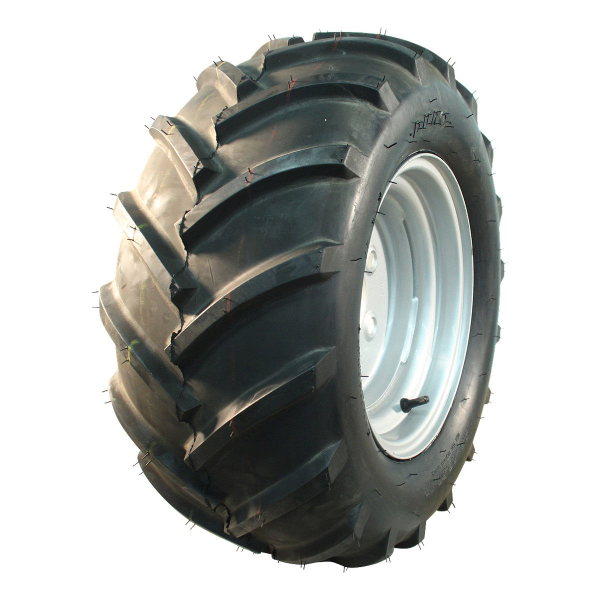 Novio Komplettrad 23x8.50-12 HF-255 4PR auf Felge 7.00x12 5/140/94 ET0 Stahl Grau links