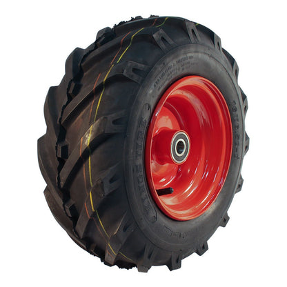 Kings Tire Komplettrad 16x6.50-8 V-8501 6PR auf Felge 5.50x8 ET0 NL100 Stahl Rot links – Bild 2