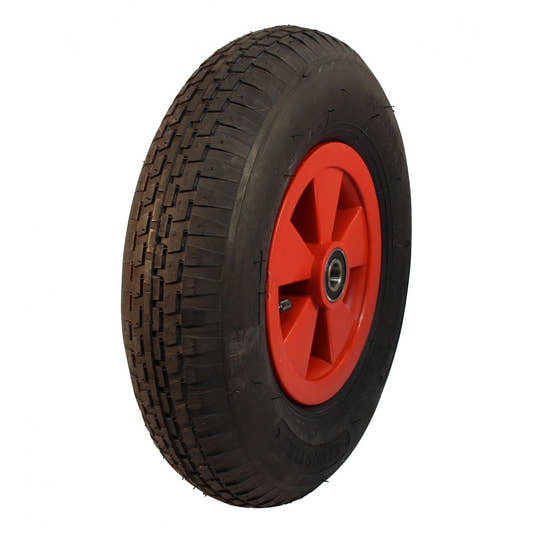 Kings Tire Komplettrad 4.80/4.00-8 V-6635 4PR auf Felge 2.50x8 NL88 Kunststoff Rot