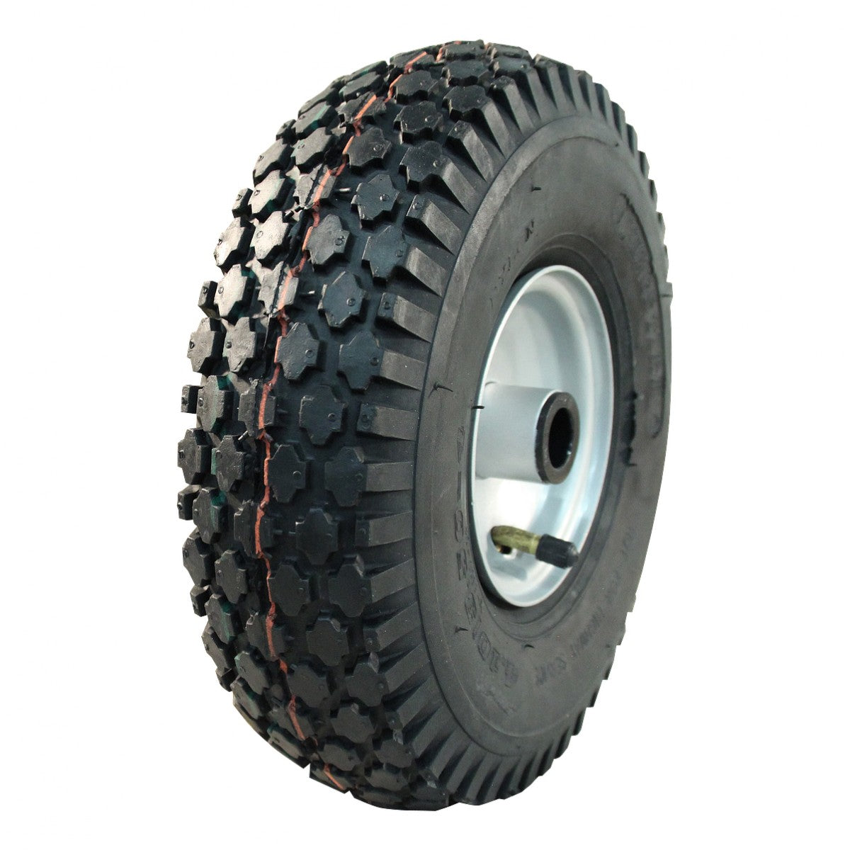 Kings Tire Komplettrad 4.10/3.50-4 V-6602 4PR auf Felge 2.10x4 NL75 Kunststoff Rot