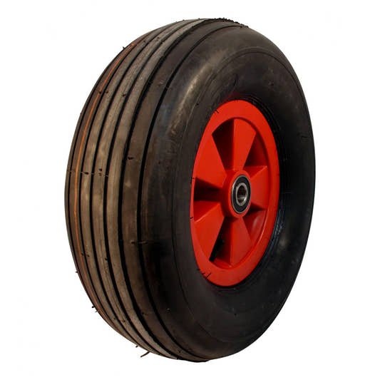 Kings Tire Komplettrad 16x6.50-8 V-3503 4PR auf Felge 2.50x8 NL88 Kunststoff Rot