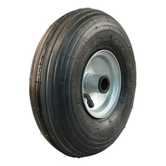 Kings Tire Komplettrad 2.50-4 V-5501 4PR auf Felge 2.10x4 ET0 NL69 Rollenlager Ø20 Stahl Grau