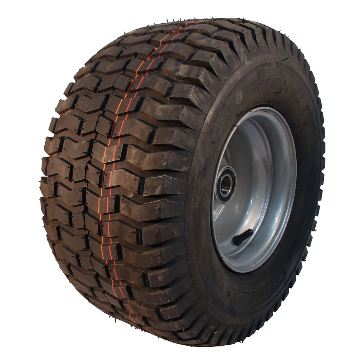 Kings Tire Komplettrad 18x9.50-8 V-3502 4PR auf Felge 7.00x8 0 NL90 Stahl Grau
