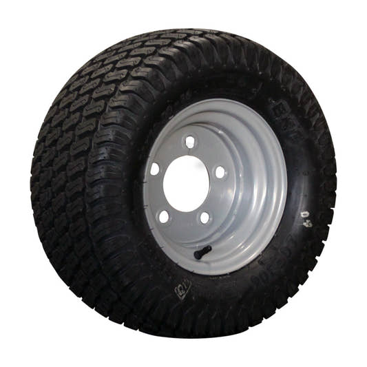 Novio Komplettrad 20x10.00-10 LG-306 6PR auf Felge 6.00x10 5/140/94 ET-4 Stahl Grau