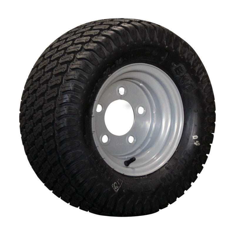 Novio Komplettrad 20x10.00-10 LG-306 6PR auf Felge 6.00x10 5/140/94 ET-4 Stahl Grau