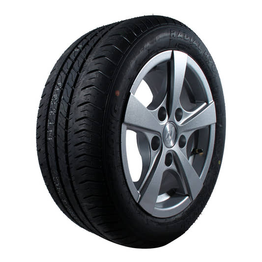 Linglong Komplettrad 195/50R13C R701 104/101N / Aluminium-Felge: 6Jx13H2 5/112/67 ET30 Silber