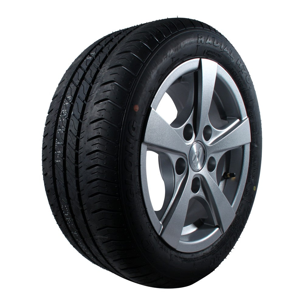 Linglong Komplettrad 195/50R13C R701 104/101N / Aluminium-Felge: 6Jx13H2 5/112/67 ET30 Silber