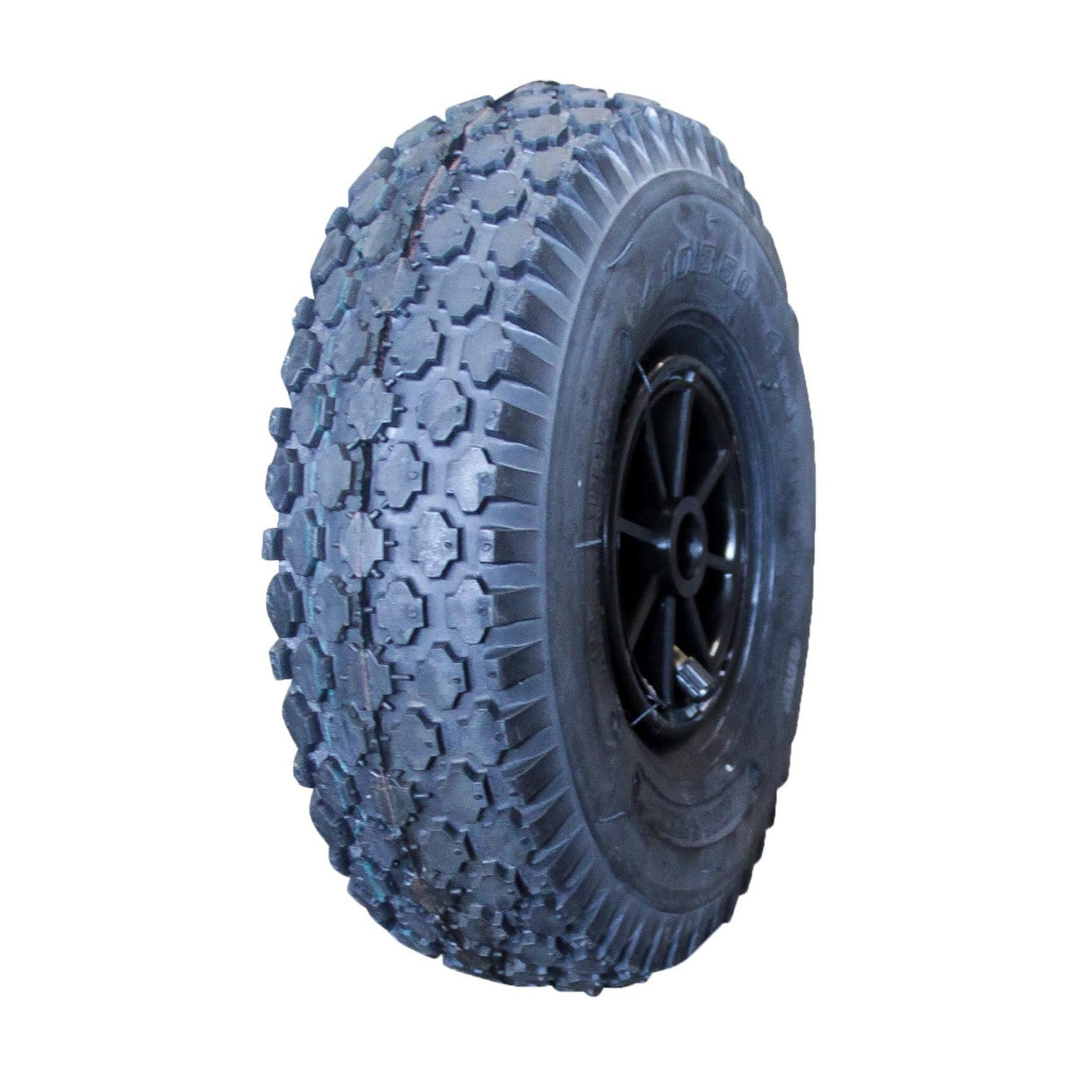 CST Komplettrad 4.00-4 C-248 6PR auf Felge 2.10x4 NL75 Gleitlager Ø20 Kunststoff Schwarz