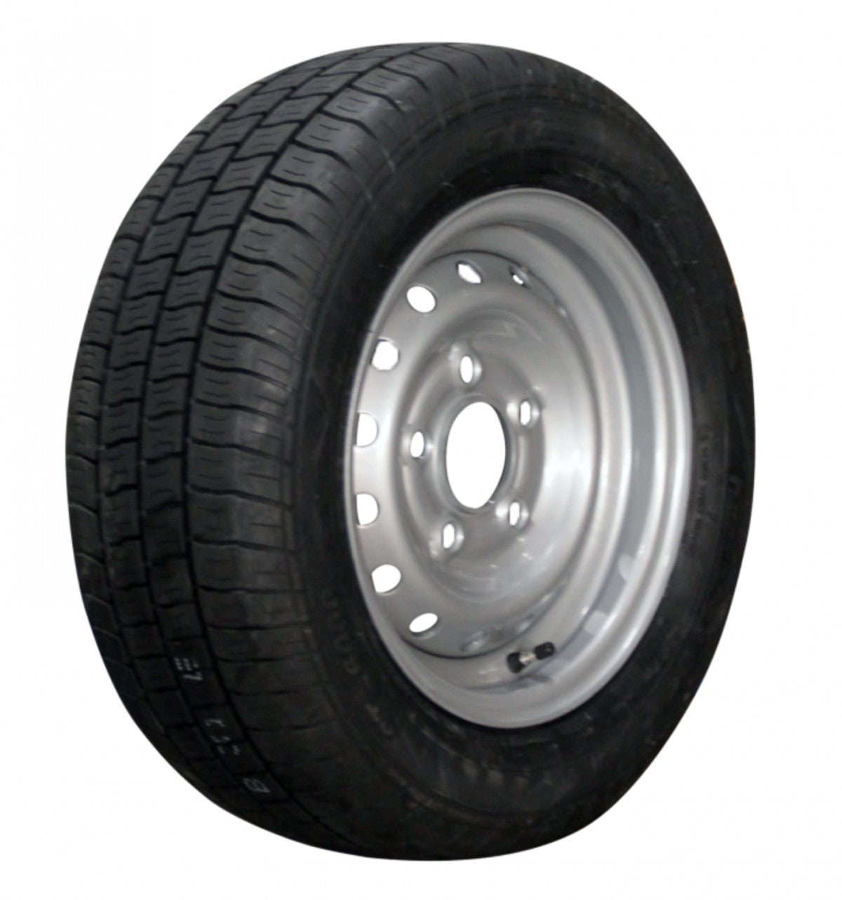 GT Radial (falsch) Komplettrad 185/60R12C Kargomax ST-6000 auf Stahlfelge 5.5x12 ET30 5/112/67 104/101N Silber