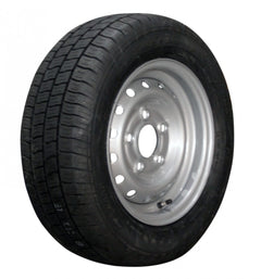 GT Radial (falsch) Komplettrad 185/60R12C Kargomax ST-6000 auf Stahlfelge 5.5x12 ET30 5/112/67 104/101N Silber