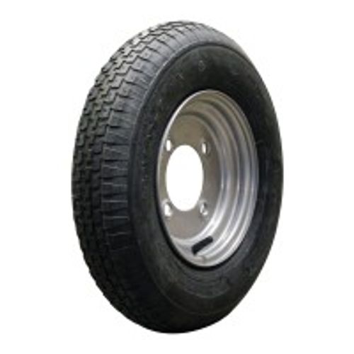 Kings Tire Komplettrad 4.80/4.00-8 V-6635 4PR auf Felge 2.50x8 4/115/85 ET0 Stahl Grau