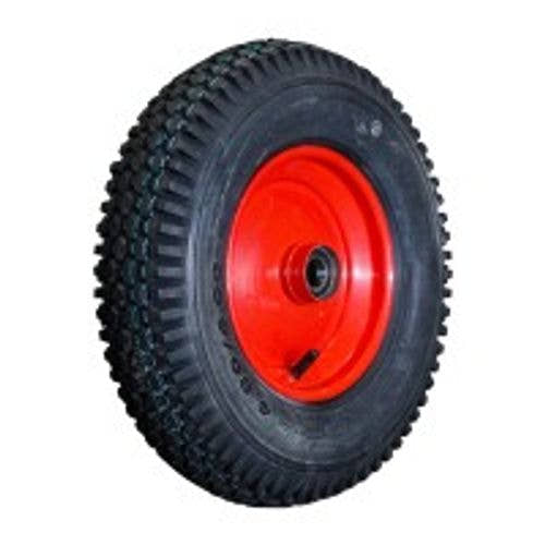 Narubb Komplettrad 4.80/4.00-8 S-2202 4PR auf Felge 3.00-8 ET0 NL100 Stahl Rot
