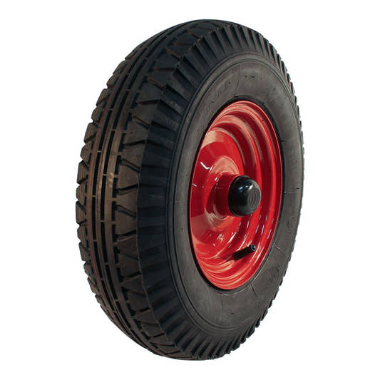 Novio Komplettrad 4.00-8 V-40 8PR auf Felge 2.50x8 ET-8 NL88 Stahl Rot