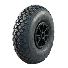 Kings Tire Komplettrad 3.00-4 V-6605 2PR auf Felge 2.10x4 NL75 Gleitlager Ø20 Kunststoff Schwarz