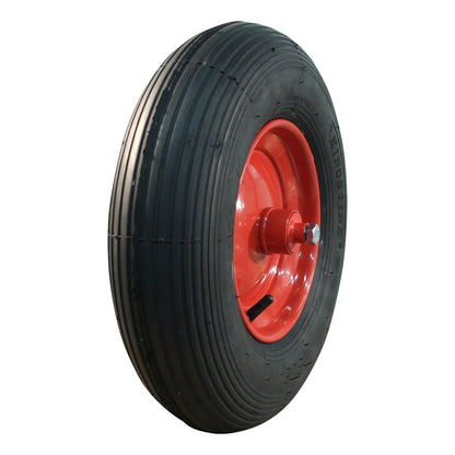 Narubb Komplettrad 4.80/4.00-8 S-2301 2PR auf Felge 2.50x8 ET0 NL96 Stahl Rot – Bild 2