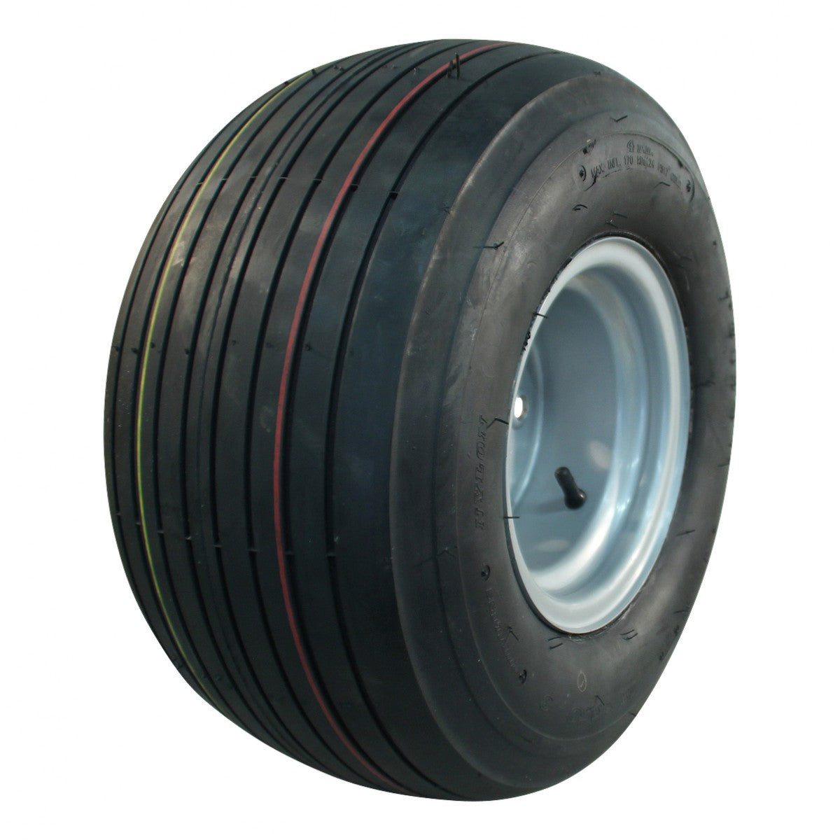 Novio Komplettrad 18x9.50-8 HF-217 4PR auf Felge 7.00x8 4/100/60 ET0 Stahl Grau