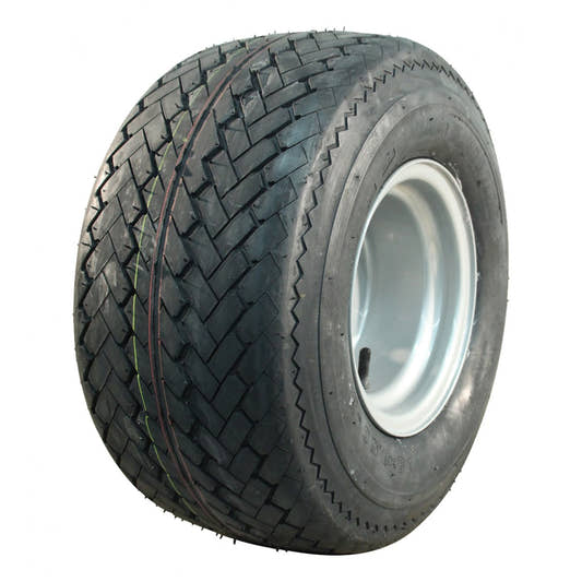 Kings Tire Komplettrad 18x8.50-8 V-3504 6PR auf Felge 7.00x8 4/100/60 ET0 Stahl Grau