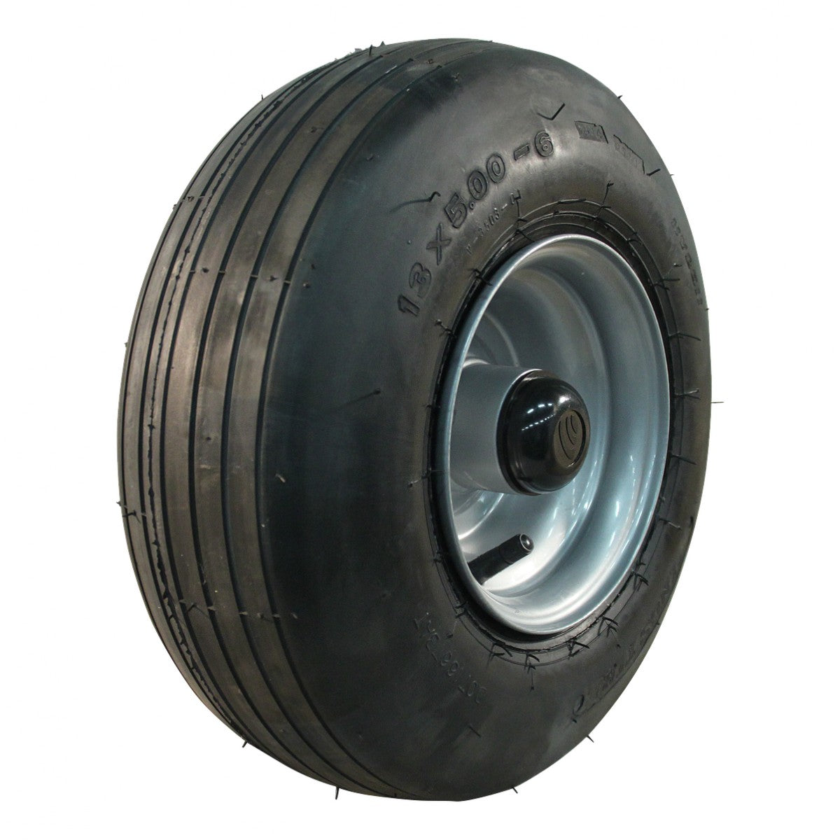 Kings Tire Komplettrad 13x5.00-6 V-3503 4PR auf Felge 4.50x6 ET0 NL88 Stahl Grau