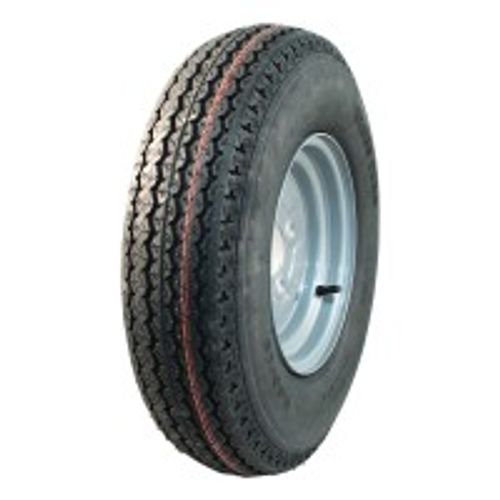 Kings Tire Komplettrad 4.50-10 KT-715 4PR auf Felge 3.50Bx10H2 4/100/60 ET-2 Stahl Grau