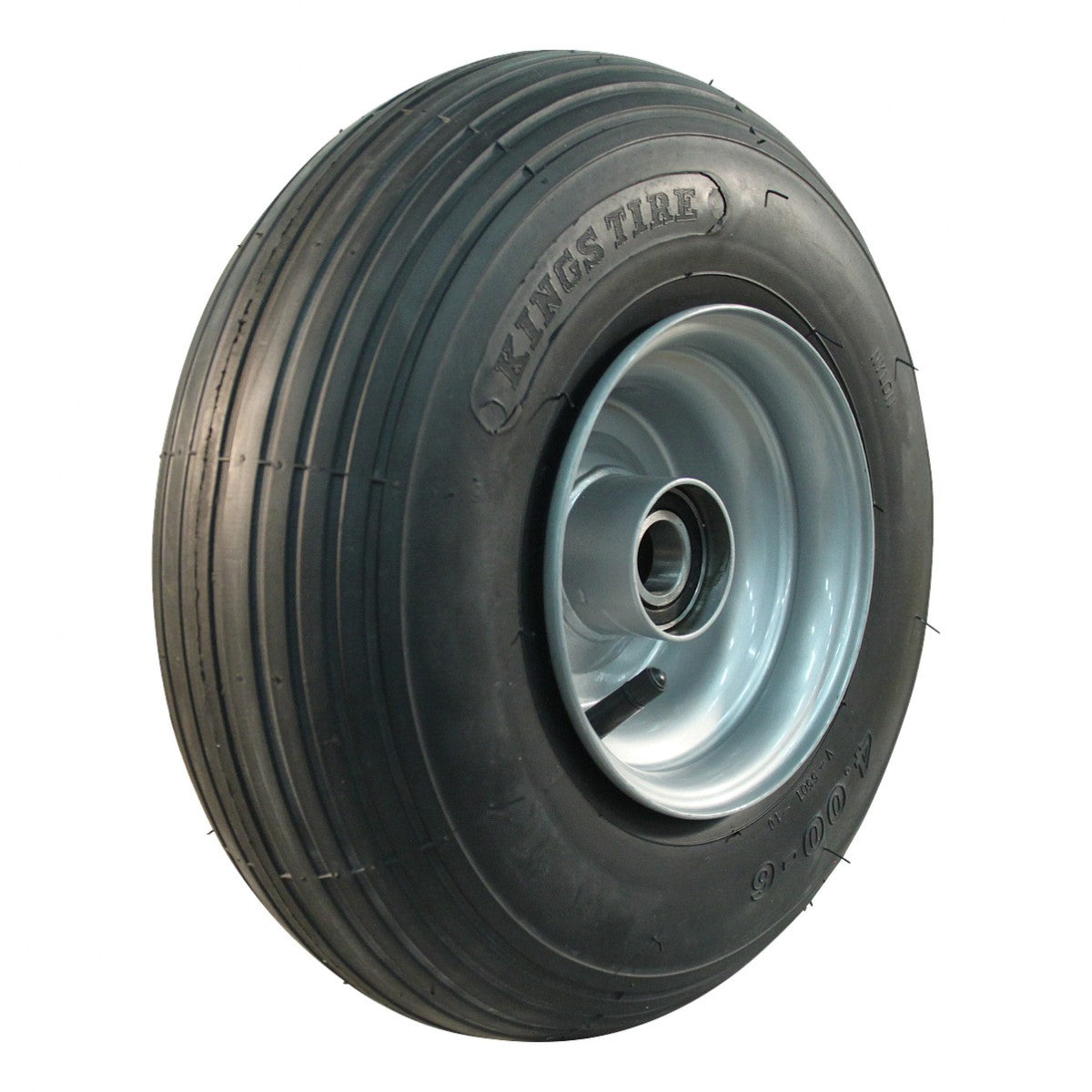 Kings Tire Komplettrad 4.00-6 V-5501 4PR auf Felge 4.50x6 ET0 NL75 Stahl Grau