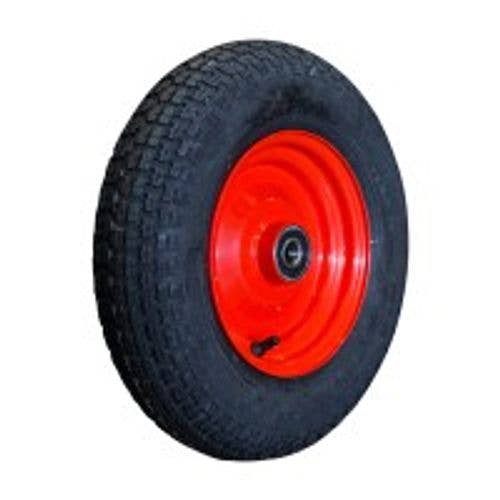 Kings Tire Komplettrad 3.50-8 V-9128 4PR auf Felge 2.50x8 ET0 NL75 Stahl Rot