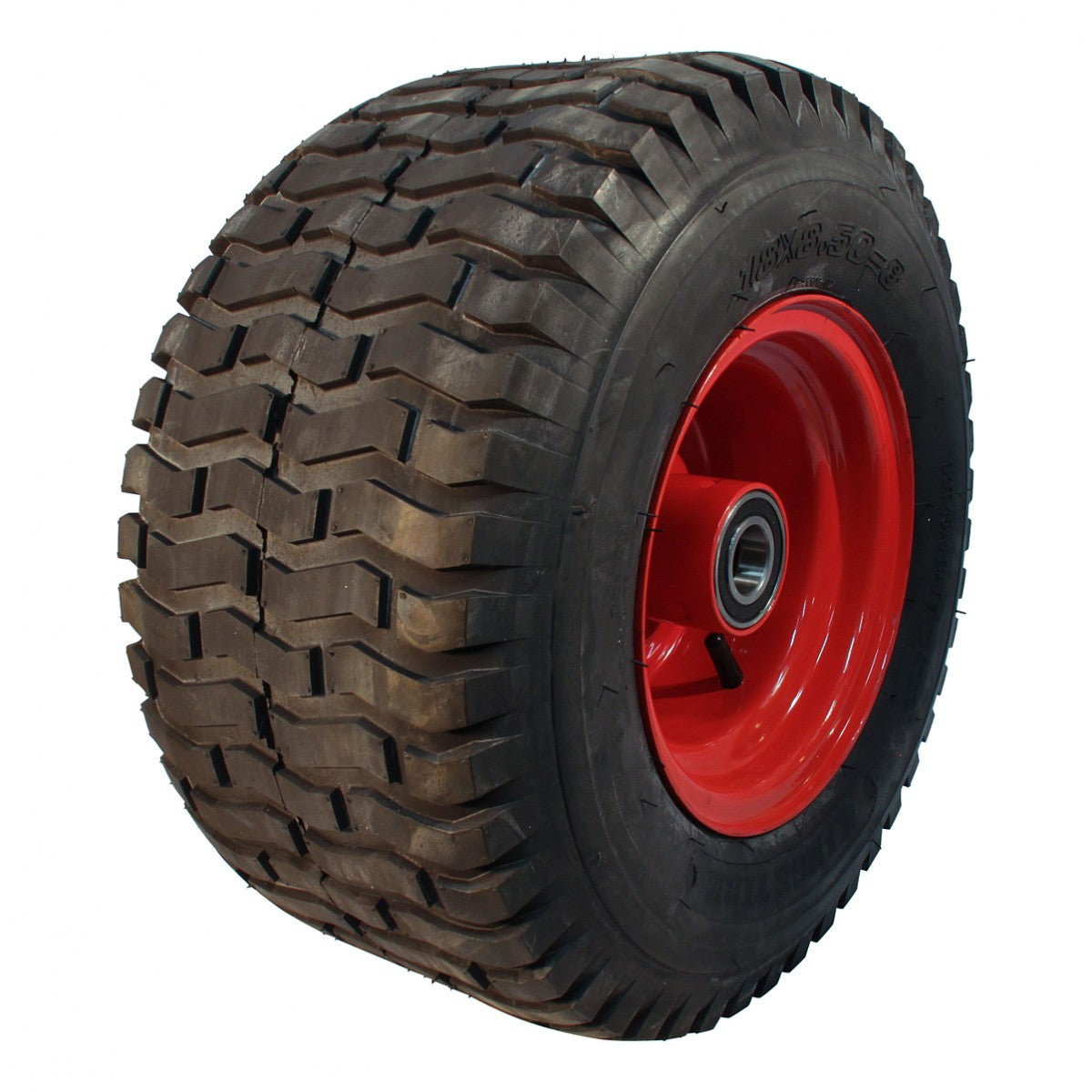 Kings Tire Komplettrad 18x8.50-8 V-3501 6PR auf Felge 7.00x8 ET0 NL150 Stahl Rot
