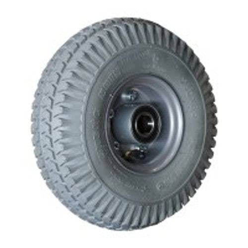 CST Komplettrad 3.00-4 C-248 4PR auf Felge 2.10-4 ET0 NL75 Kugellager Ø25 Stahl Grau