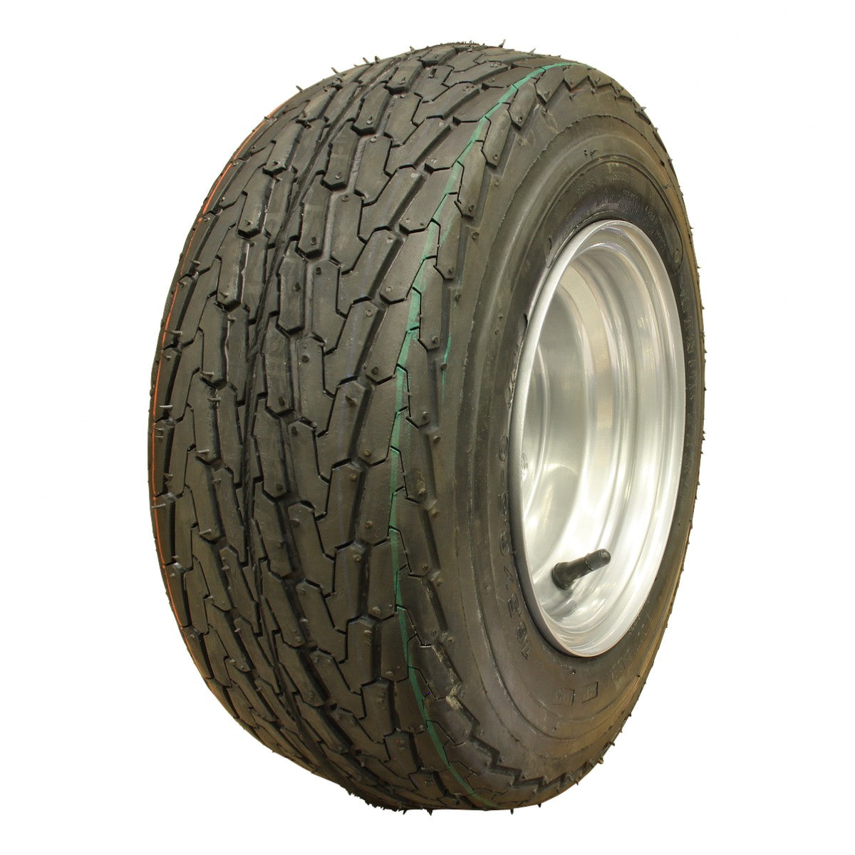 Kings Tire Komplettrad 16.5x6.5-8 73 M KT-705 6PR auf Stahlfelge 5.50x8 4/100/60 ET-2 Silber
