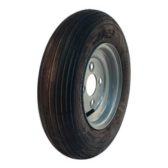 Narubb Komplettrad 4.80/4.00-8 S-2301 2PR auf Felge 2.50x8 4/100/60 ET0 Stahl Grau