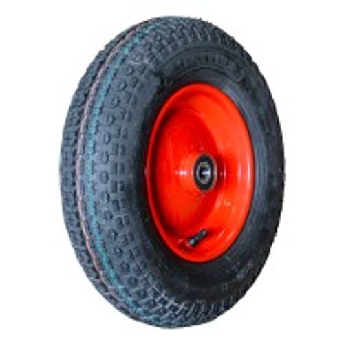 Kings Tire Komplettrad 3.50-8 V-9128 4PR auf Felge 2.50x8 NL75 Kunststoff Rot